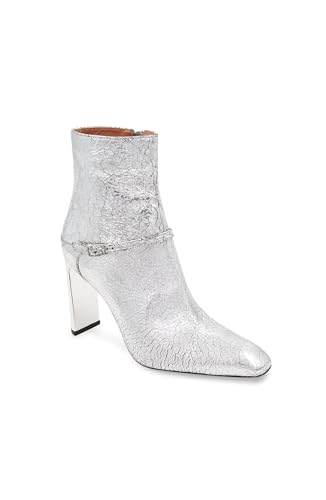 Bottines argentées BCBGMAXAZRIA Ravi en taille 35 au design haute couture
