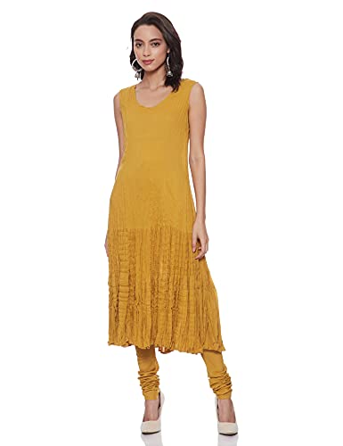 Image of BIBA Women Cotton Salwar Suit Set
