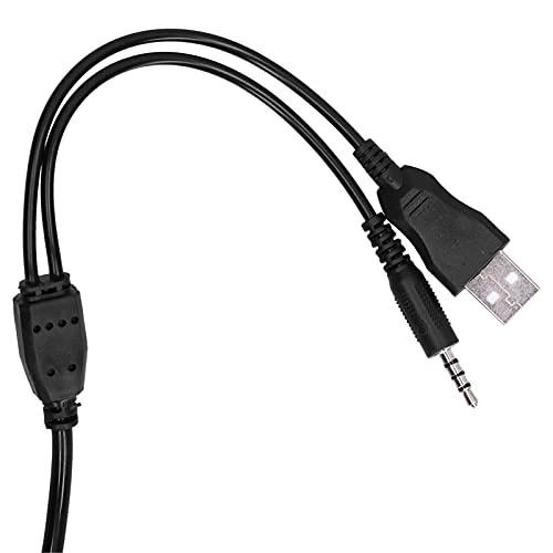 Gaming-headset, surround-stereogeluid RGB-hoofdtelefoon Plug-and-play PC-gamingheadset voor beter gamen voor het luisteren naar muziek(zwart) - Afbeelding 7