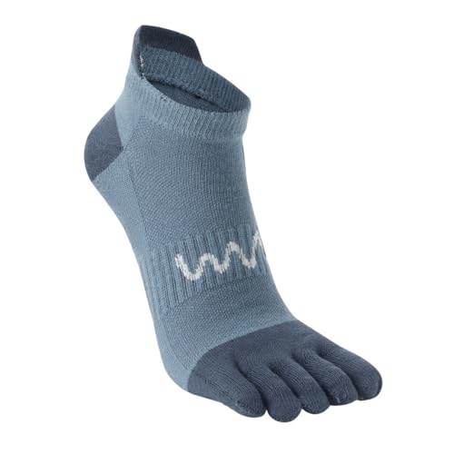 Toe Socks Unisex | Low Ankle Cut 5 Finger Cotton Mesh Wicking Athletic Style | 1 Pack