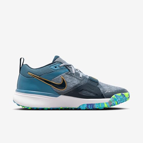 Nike Diamond Elite Turf George Springer Baseball Shoes (HQ3130-400, Ashen Slate/Aegean Storm/White/Armory Navy)3