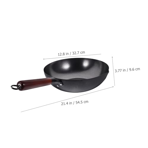 Wok Tradicional de Hierro Forjado Antiadherente miniatura 2