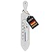 TFA Dostmann Analoges Badethermometer,14.3018.02, BPA-frei, mit natürlicher Messflüssigkeit, weiß, L37 x B11 x H195 mm