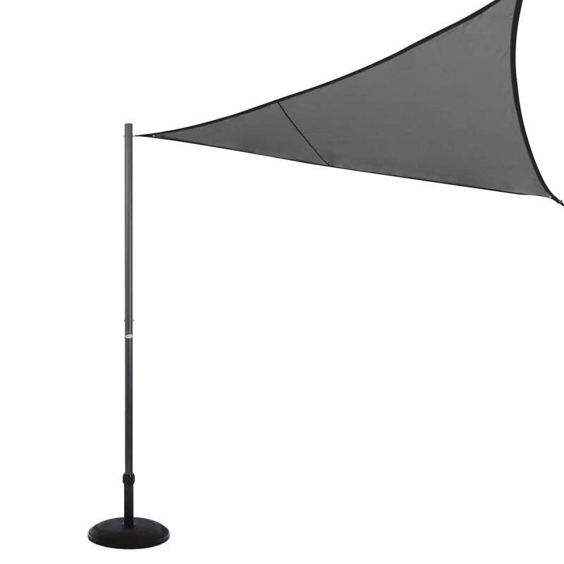 Mât de Fixation pour Toile Solaire Graphite Hespéride - Noir Graphite