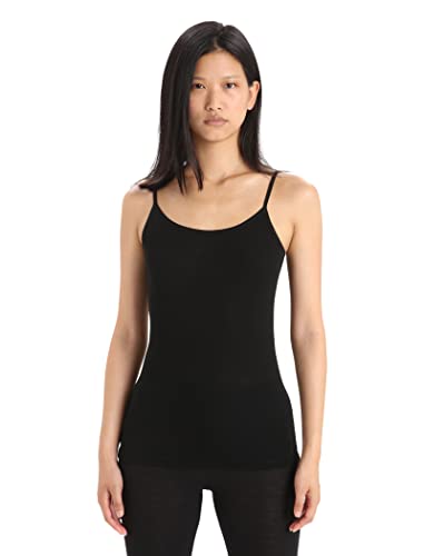 Icebreaker Merino Camisole for Women 175gm Everyday - Black - Small