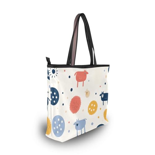 Image of Women Tote Bag, Large Shoulder Hobo Bags Casual Handbags Big Capacity Shopping Work Bag for Vacation, 5