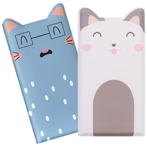 Pegatinas de Pared de Gato OUNONA de PVC Resistente con Efecto Visual 3D 2