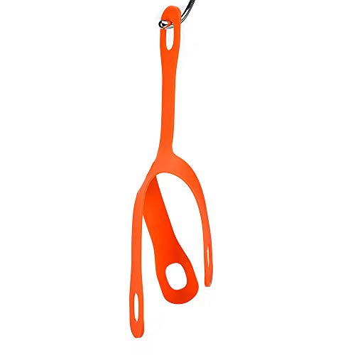Tabla de cortar rectangular de silicona 39x28 cm naranja miniatura 5