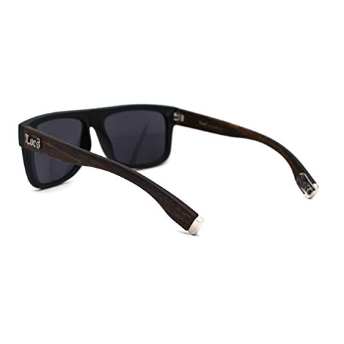 Locs Hipster Gangster Hardcore Flat Top Horn Rim Sunglasses4