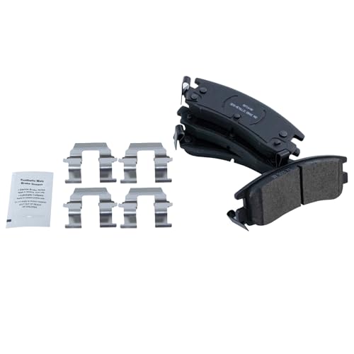 Image of TRQ Rear Brake Pad & Rotor Kit Semi-Metallic