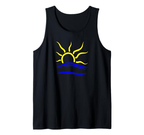 FKK Naturist Symbol Nudist Logo Tank Top