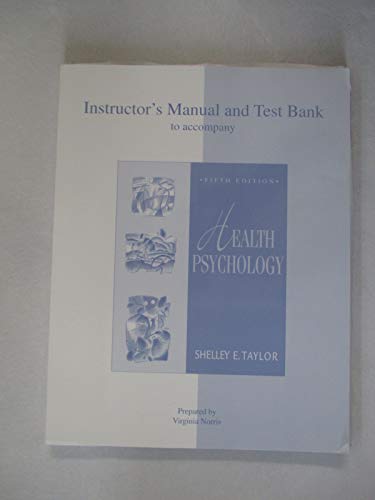 Ri Im/TB Health Pyschology 0072412992 Book Cover