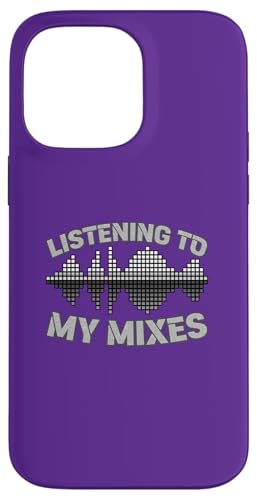 Ya en manzanajugosa.com: Carcasa para iPhone 14 Pro MAX Listening To My Mixes - Productor Musical Divertido
