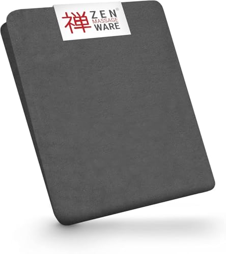 ZEN Massageliege Bezug, Kosmetikliegen Schutz Spannbezug, weiches Frottee-Spannbettlaken für Physio Therapieliege & Kosmetikstuhl bei 60° waschbare Liegenbezug Massage-Zubehör Überzug Laken Dunkelgrau