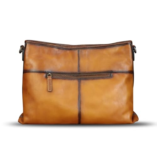 Image of Genuine Leather Hobo Bag for Women Tote Bag Vintage Handmade Shoulder Bag Crossbody Satchel Purses Pouch