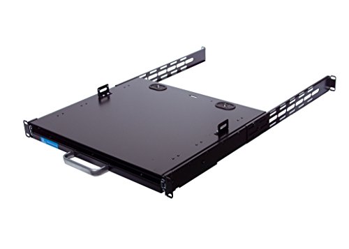 Cherry G84-4420 1U Rackmount Keyboard with trackball Mouse Supports 2 Post and 4 Post Rack Cabinet - Thumbnail 4