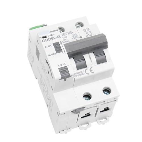 Disyuntor autorrearmable GRD9L-R 2P 16A que restablece la corriente automáticamente tras un corte temporal