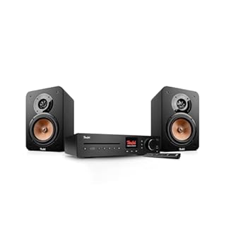 Teufel Ultima 20 KOMBO 3 SE - Chaîne HiFi Stéréo avec Bluetooth et CD, Puissante, LAN, WiFi, Radio Numérique Dab+, USB, Système 3 Voies, Musique, Films, Jeux (Noir)