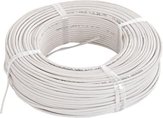 MAURYA ELECTRONICS WIRE AND CABLE 180 meter PVC Insulated House Wire for Home & industrial Wiring Color white