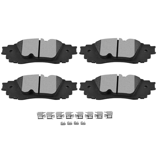 Image of SCITOO D1879-9107 Disc Brake Pads Sets Rear Metal Brake Pads w /Hardware | For Lexus 2016-2025,For Toyota 2018-2025