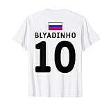 Blyadinho Russia Lustiges Russland Fußball Trikot Cyka Blyat T-Shirt