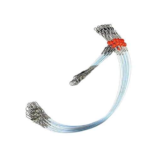 6Pcs Fishing Leader Wire Leader for Lures Baits Hooks Fishing High Strength Fishing Tackle Fishing Wire Leader Line