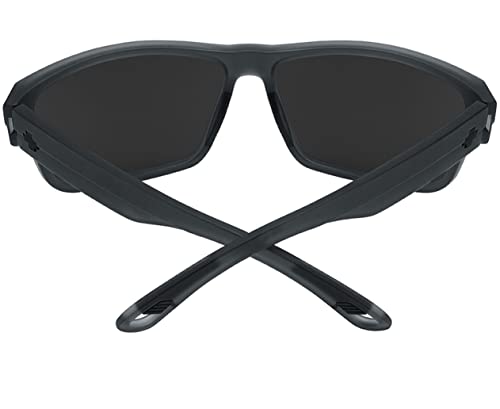 Spy Rocky Sunglasses Matte Translucent Gunmetal with Happy Gray Polarized Lens 64mm + Hard Case4