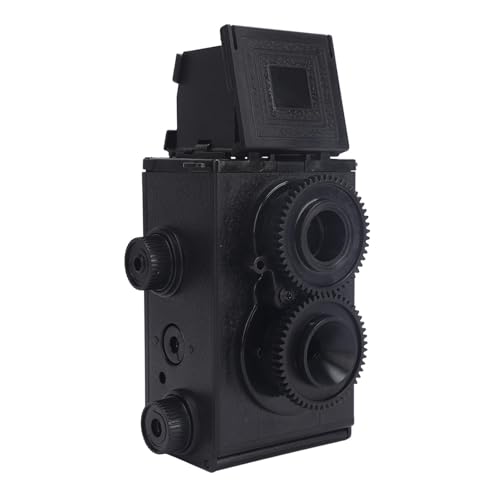 Cámara De Película Vintage, Generic Cámara Clásica De Película Réflex De Doble Lente De 35 Mm Cámara TLR De Doble Lente DIY para Película 135 De 35 Mm
