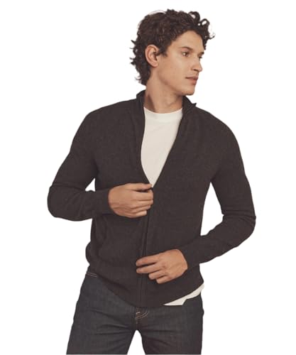 Signature Mens Cashmere Full Zip Sweater