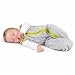 Baby Deedee Sleep Nest Lite Baby Sleeping Bag, Heather Gray Lime, Large (18-36 Months)