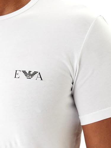 Emporio Armani T-Shirt Kurzarmshirt 2 Pack weiß, L – Ansicht 5