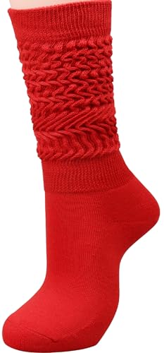 Image of Galsang Women's Slouch socks Women's Knee-High Scrunch Socks for Women,Soft Long Scrunch Boot Socks,#K306