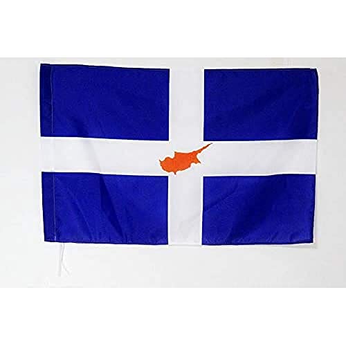 AZ FLAG, Greek Cypriots Flag, 2x3 Ft, Cypriot Greek Banner with Sleeve, 100% Polyester, Fade Resistant, Vivid Colors