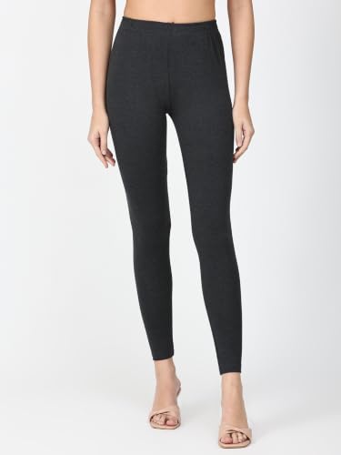 Image of Robinbosky Premium Stretchable Cotton Ankle Legging for Women | Suitable for Formal wear & Casual wear | High-End Elastic Makes The Leggings Squat Proof and Durable for Travel, Yoga, & Workout.