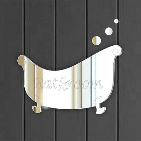 Frameless Acrylic Mirror with 3M Adhesive Cover