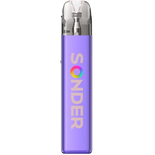GEEKVAPE SONDER Q2 POD Vape Kit [Metallic Purple] - Upgarded Battery Cloud Focused Adjustable Airflow 30W Output Refillable Rechargeable All Q Pods Compatible E Cigarettes No Nicotine
