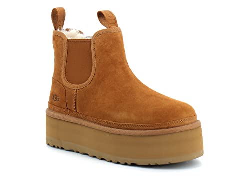 UGG Neumel Platform Chelsea, Stivali Donna, Marrone Chesnut...