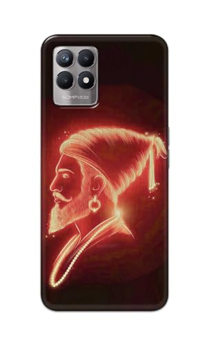 Image of PRINTFIDAA Plastic Printed Hard Back Cover Case For Realme 8I | Realme Narzo 50 4G Back Cover (Chatrapati Shivaji Maharaj) -112, Multi