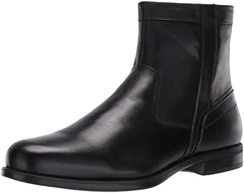 Florsheim mens Medfield Plain Toe Zip Fashion Boot, Black, 10 US