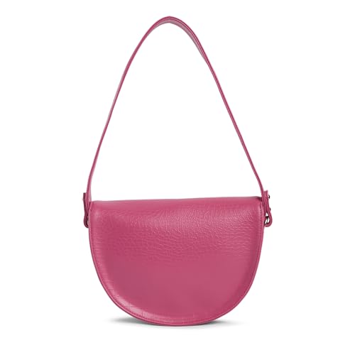 Image of Caprese Julie Small Satchel Shoulder Bag for Women with Shoulder Strap & Flap with Magnetic Button Closure | Spacious Handbag with Main Compartment | Elegant & Durable for Daily Use