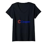Womens Casper Coin Cryptocurrency CSPR crypto V-Neck T-Shirt