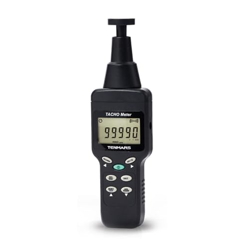 Tenmars TM-4100/TM-4100D Tacho Meter Digital Tachometer Detection Distance 50mm to 500mm (1.58 to 19.7) TM-4100