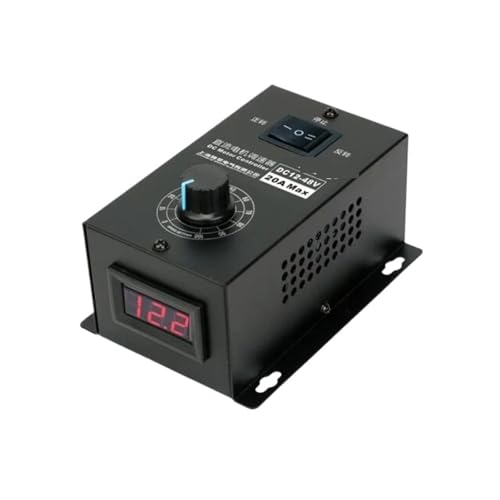 Regulador de voltaje ajustable para motor de corriente continua 12V 24V 48V 20A 2