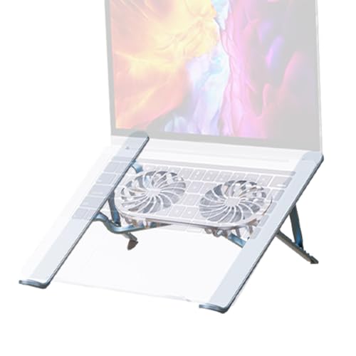 Soporte de refrigeración para laptop, almohadilla enfriadora para portátil de 13 a 21 pulgadas, almohadilla de refrigeración estable, enfriador antideslizante para portátil portátil, máximo