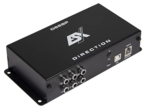 ESX D66P - Digitaler 6-Kanal Soundprozessor DSP mit 6 x Eingang und 6 x Ausgang