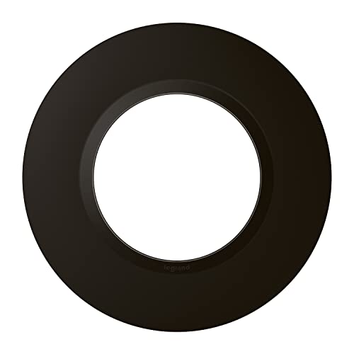 Legrand Dooxie LEG600976 1P Round Socket/Switch Frame with 1 Hole Velvet Black Finish, Noir Velours - Image 2