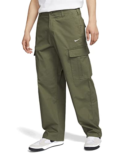 Nike SB Kearny Skate Cargo Pants (as1, Numeric, Numeric_34, Regular, Regular, Medium Olive/White)