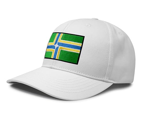 Image of International Tie City Hat for Men and Women, Adjustable Snapback Trucker Baseball Cap with Embroidered Patch