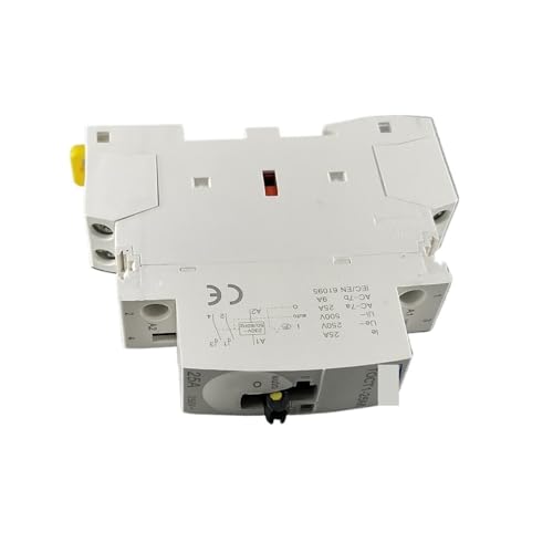 Contacteur modulaire 2P 25A 2NC pour rail DIN et commande manuelle