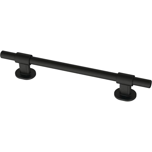 Franklin Brass Adjusta-Pull (5-Pack) Adjustable Drawer Pulls | Fits 1-3/8 to 6-5/16 Inch Hole Centers | Matte Black Cabinet Handles| Francisco P44365-FB-B